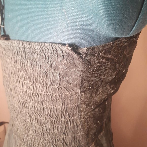 Green Halter Dress - Picture 5 of 6